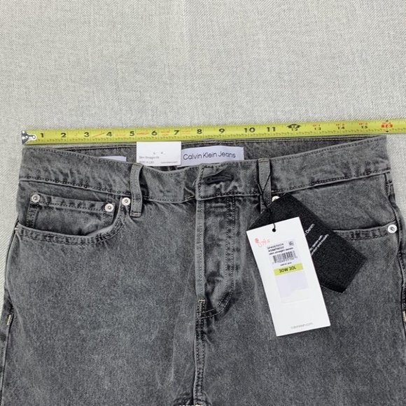 Calvin Klein Mens Jeans Slim-Straight Fit Stretch Jeans Size 30*30 - Picture 9 of 13